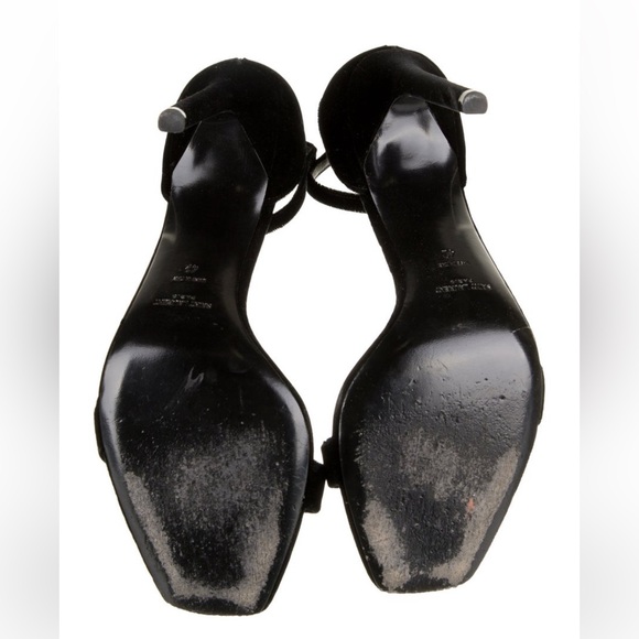 Yves Saint Laurent Black Strappy Heels size US12 or IT42 - Picture 5 of 5